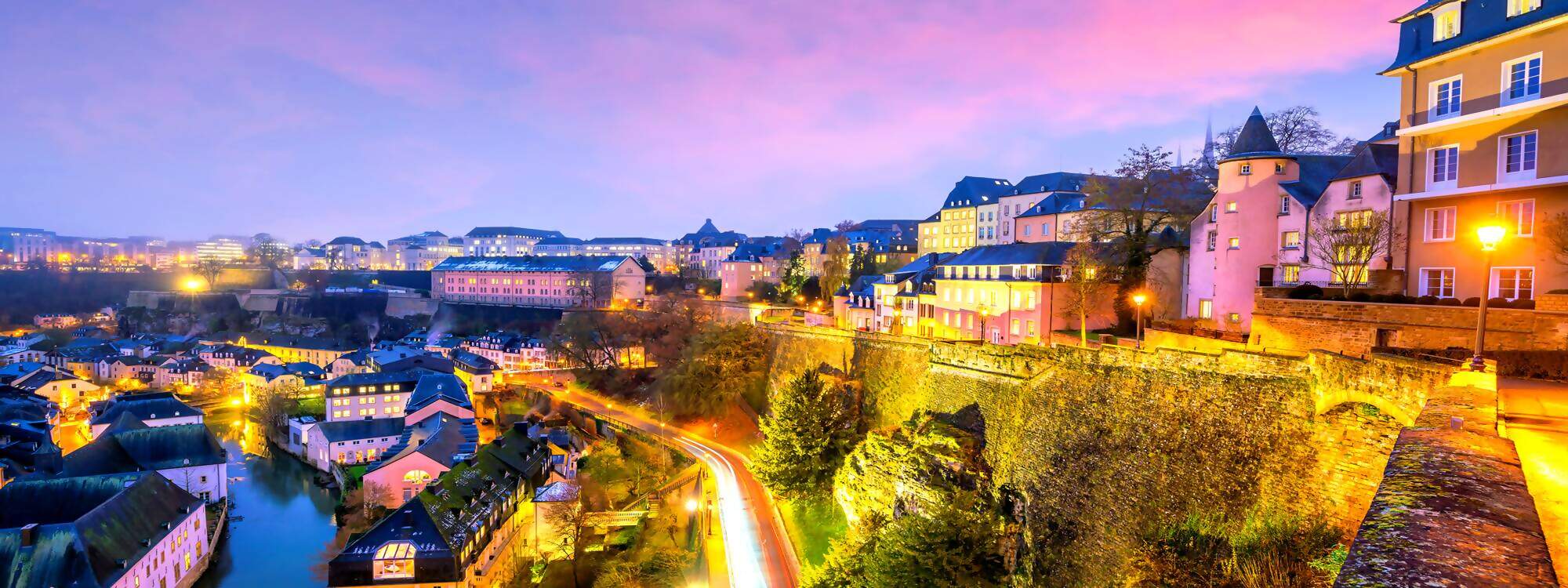 Skyline der Altstadt von Luxemburg
